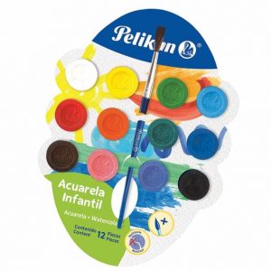 ACUARELAS PELIKAN 12PZ