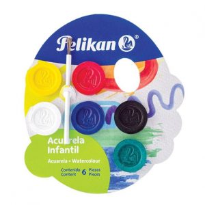 ACUARELAS PELIKAN 6PZ