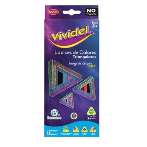COLORES TRI VIVIDEL 12PZ
