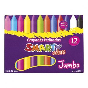 CRAYONES RED SMARTY JUMB 12PZ