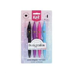 BOLIGRAFO PF RETRACTIL KIUT 4PZ