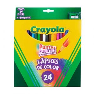 COLORES CRAYOLA LARGOS C/24PZ